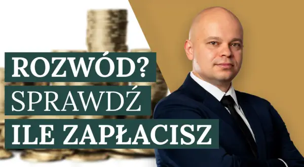 Rozwód? Sprawdź, ile kosztuje złożenie wniosku o rozwód. Na zdjęciu mężczyzna w garniturze i stos monet.