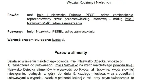 Gdzie złożyć pozew o alimenty, aby uniknąć niepotrzebnych problemów?